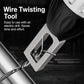 Wire twisting tool hex shank with loop head, used with an electric drill