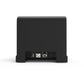 Black thermal receipt printer rear panel with power and network/USB ports