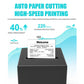 Thermal receipt printer with auto paper cutting and high-speed printing graphic