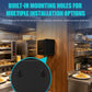 Thermal receipt printer bottom mounting holes shown for wall installation