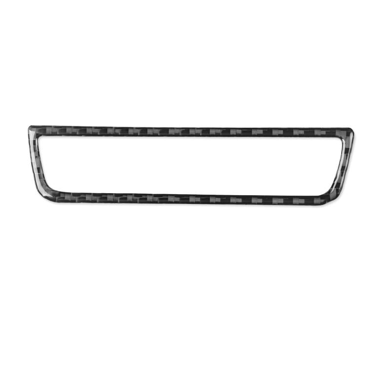 Carbon fiber parking sensor switch panel trim, rectangular black frame