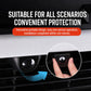 Front camera lens protective cover installation, clear oval insert shown