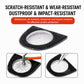 Front camera lens protective cover detail, black dustproof impact-resistant insert