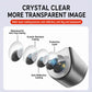 Crystal clear front camera lens protective cover, transparent curved shield
