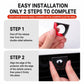 Front camera lens protective cover installation, peel-and-press adhesive cover