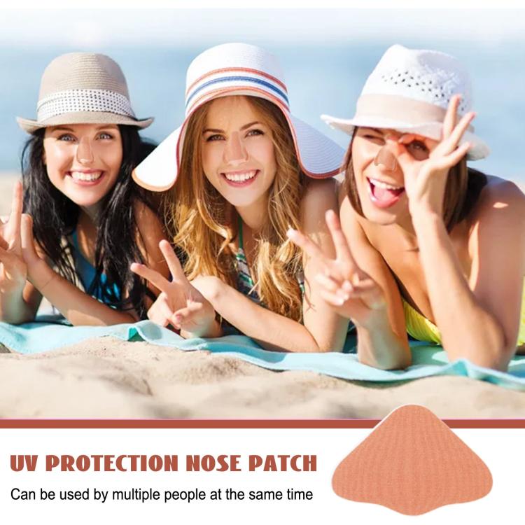 Peach UV nose patch graphic for multi-person use