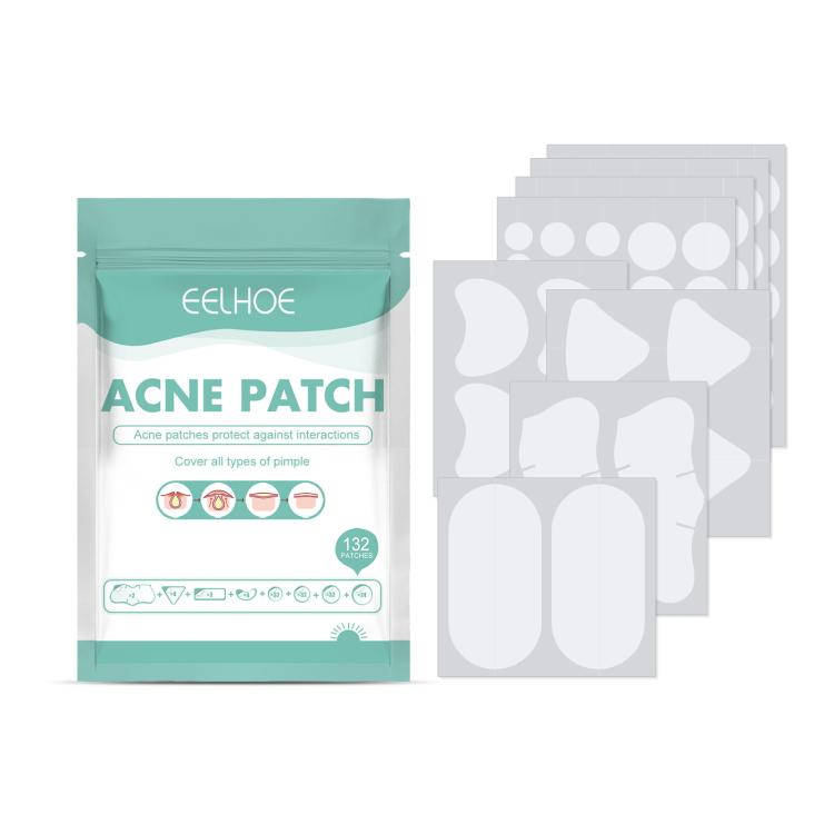 Breathable hydrocolloid acne patch package with multiple adhesive patch sheets