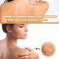 Waterproof skin scar acne mark covering patch on neck area with after detail