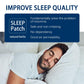 Herbal sleep navel patch for acupoint use, shown with a sleeping man