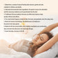 Herbal sleep navel patch usage tips over a woman resting in bed