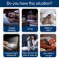 Herbal sleep navel patch sleep problems infographic with night-sleep scenario icons
