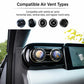 Car air vent planet fragrance ornaments installed on dashboard vent, starry blue globes