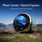 Car air vent planet fragrance ornament with blue galaxy planet globe