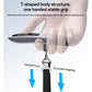 Handheld luggage scale with hanging strap and hook, one-handed stable grip