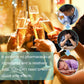 South Moon magnetic bracelet safety message with wine celebration and sleeping icons