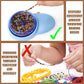 Blue electric bead spinner showing bead-filled clear bowl and stringing needles