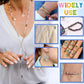 Bead jewelry made with spinner beads, necklaces and bracelets shown