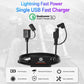 Motorcycle single USB fast charger with Qualcomm Quick Charge 3.0 marked module