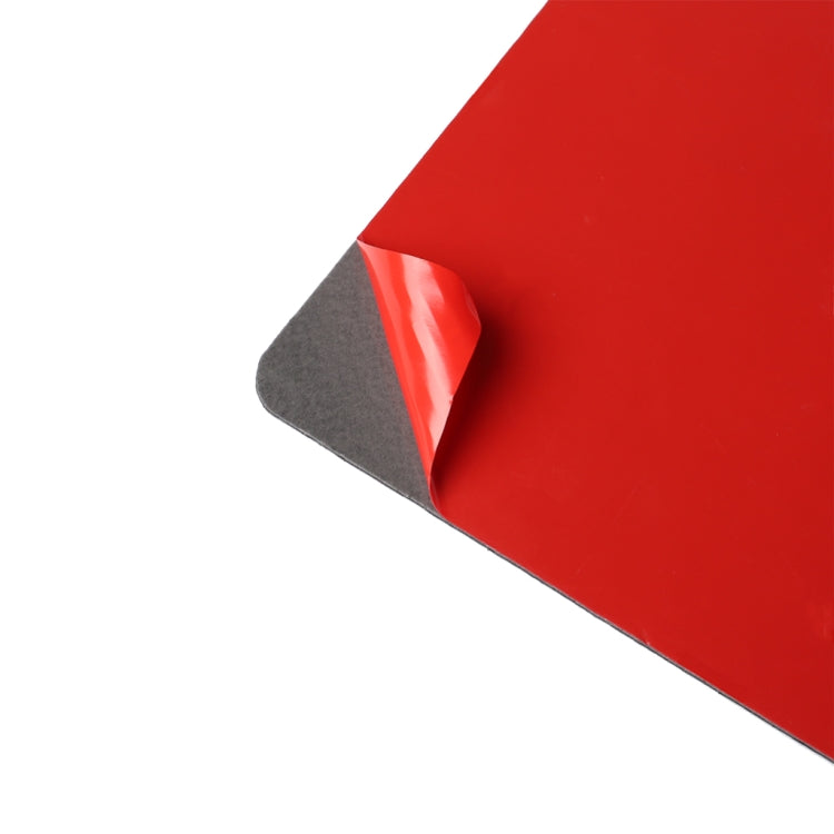 Carbon fiber trim sticker corner, adhesive-backed edge with protective film