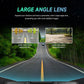 Wide-angle lens view illustration comparing indoor and outdoor scenes