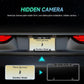 Hidden camera license plate frame installation with US license plate shown