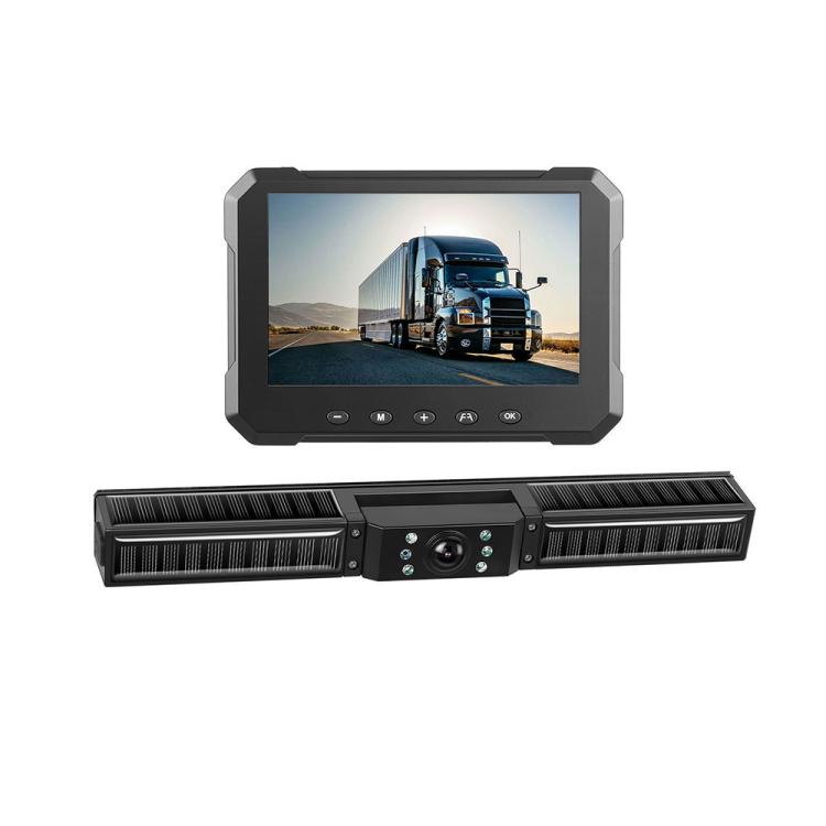 Wireless backup camera system with 5-inch monitor and long rear camera bar