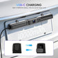 Rear camera bar with USB-C charging port and lens module