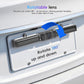 Backup camera bar with rotatable lens for adjusting viewing angle
