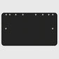Black rear window sunshade panel with silver suction-cup points around the border