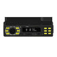 Single-DIN car Bluetooth MP3 player FM radio unit, front face with yellow shortcut buttons