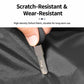 Black oxford helmet bag fabric with key pressing through material test