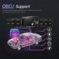 5-inch single din Android car stereo head unit, touchscreen in center with side control keys