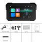 Motorcycle wireless navigator screen with included power cable, brackets, and user manual