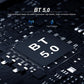 Bluetooth 5.0 chip graphic for wireless motorcycle display screen