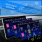 10.1-inch single-DIN car stereo with multi-band EQ equalizer screen graphics