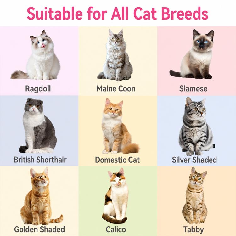 Cat breed compatibility chart for a training collar