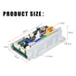 Electric scooter motor controller circuit board size diagram with labeled measurements