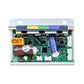 Electric scooter motor controller PCB with blue capacitor and white plug headers
