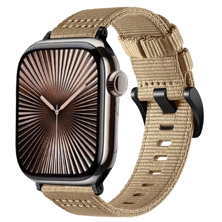 Canvas Nylon Pin Buckle Watch Band, For Apple Watch 46mm / 49mm / 45mm / 44mm