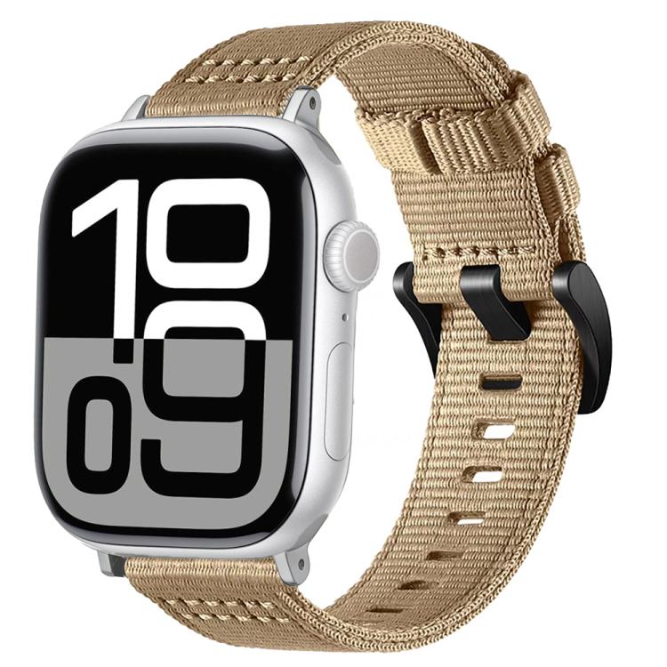 Canvas Nylon Pin Buckle Watch Band, For Apple Watch 46mm / 49mm / 45mm / 44mm