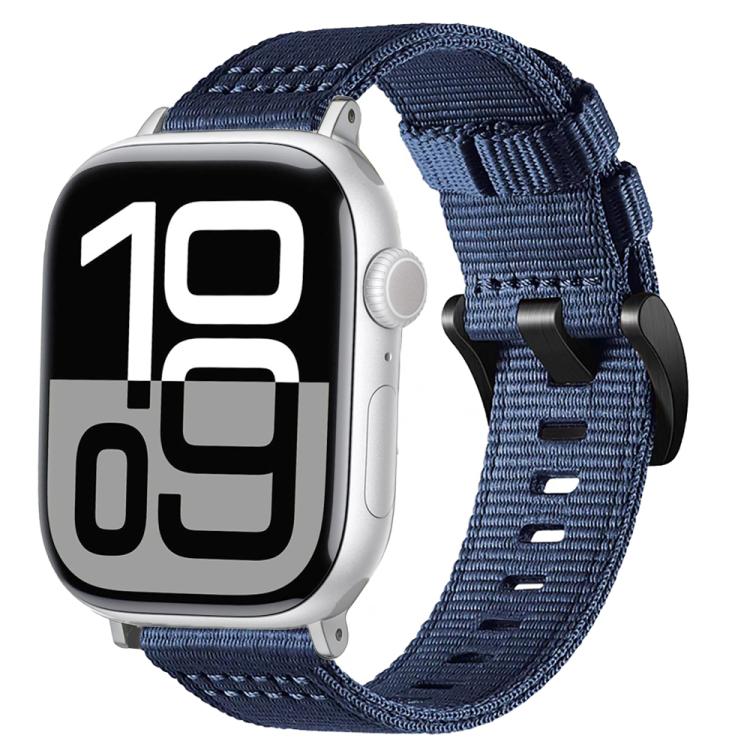 Canvas Nylon Pin Buckle Watch Band, For Apple Watch 46mm / 49mm / 45mm / 44mm