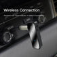 Wireless Bluetooth AUX audio adapter with 3.5mm plug and blue status light, black