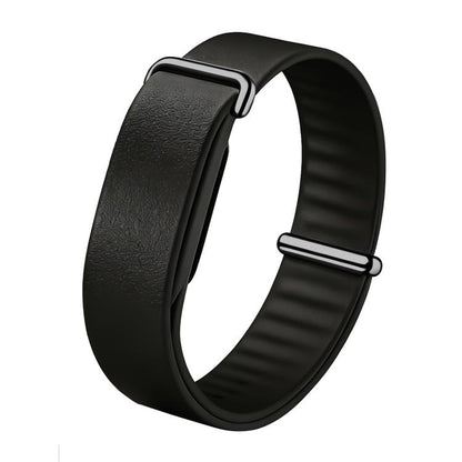 Solid Color PU Leather Loop Watch Band, For Google Fitbit Air