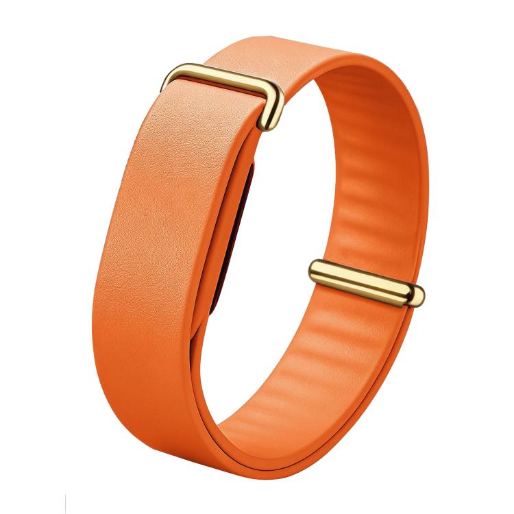 Solid Color PU Leather Loop Watch Band, For Google Fitbit Air