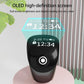 Black smart prayer ring counter with rounded screen showing 12:34