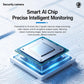 Wireless window security camera AI chip circuit module on blue board