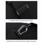 Crossbody chest bag strap hardware with adjustable buckle and detachable metal clip