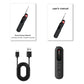 Handheld infrared camera detector with antenna, USB Type-C cable, and user manual
