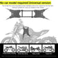 Universal motorcycle tank vest bag with four-point adjustable strap for secure fit