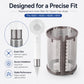 Inner filter mesh cylinder with locking strip for Dyson hair dryer replacement